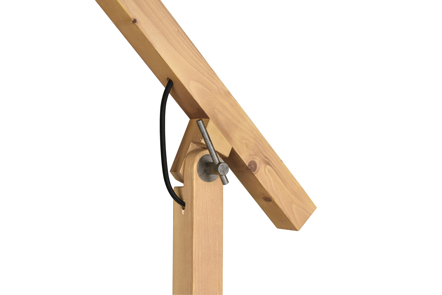 HARRIS PIANTANA STRUTTURA IN LEGNO NATURALE DIFFUSORE NERO